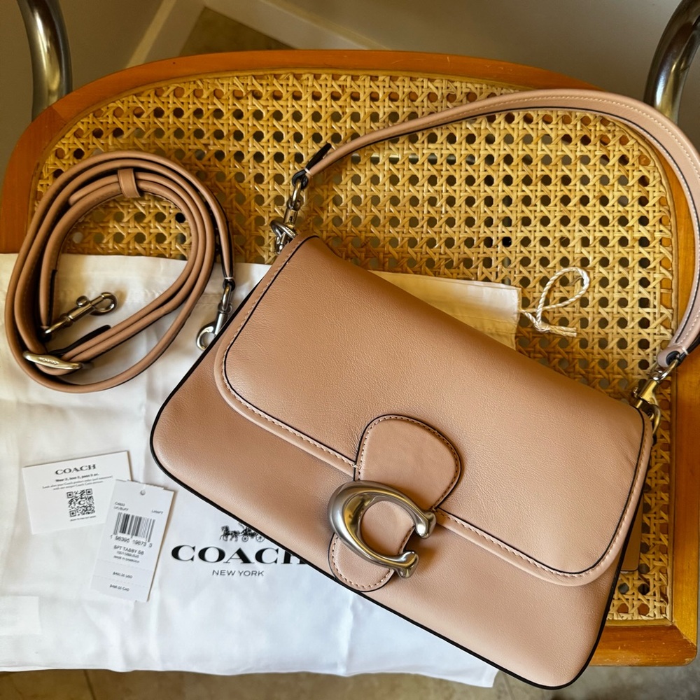 Coach Soft Tabby in Buff